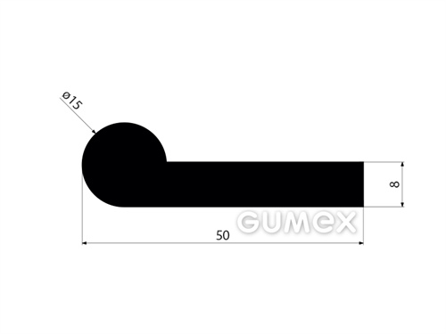 GUMMIPROFILE P-FORM - EPDM